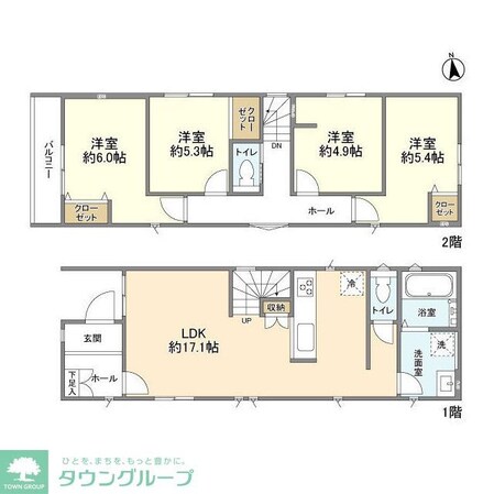Kolet矢川#06の物件間取画像